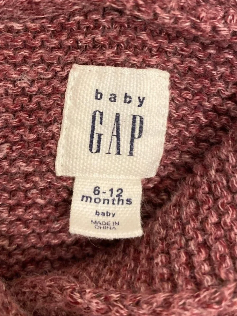 Gap baby Girl's Animal Hooded Cardigan Cotton Buttoned Sweater, Size 6-12 mos.